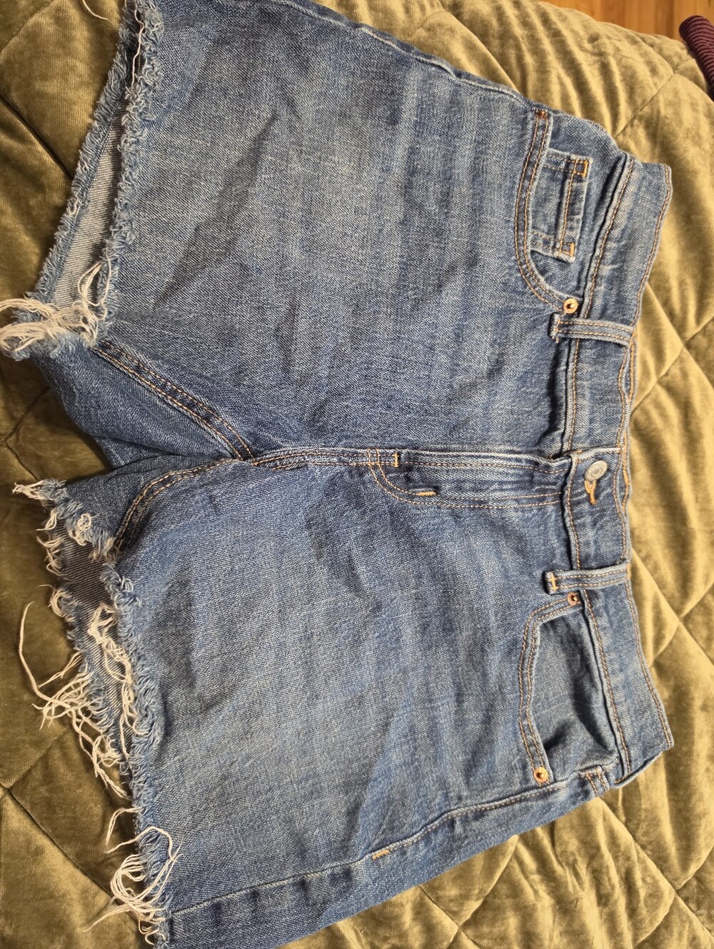 Old Navy Denim Boyfriend Shorts - Medium Blue